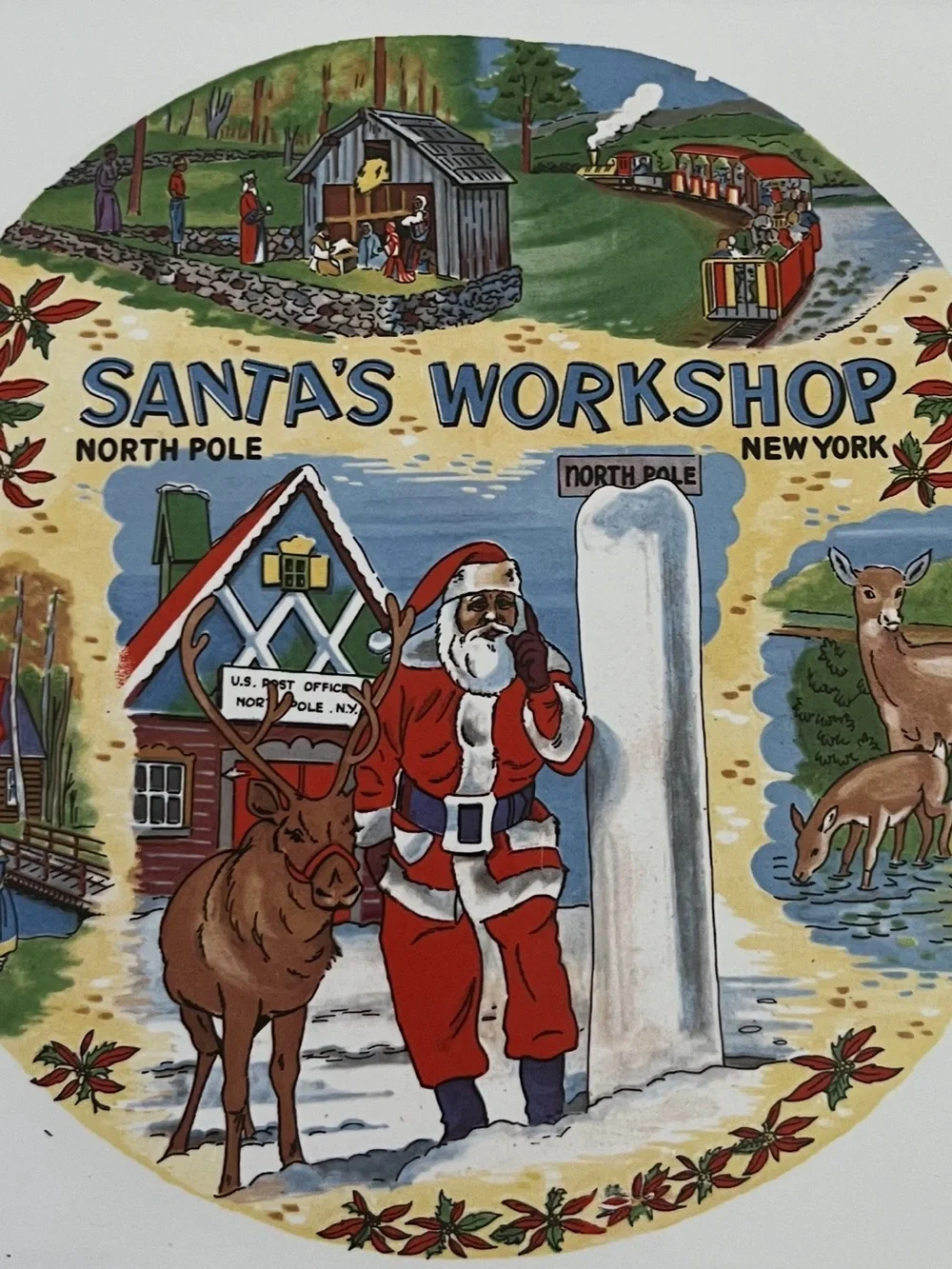 Santas workshop festive santa